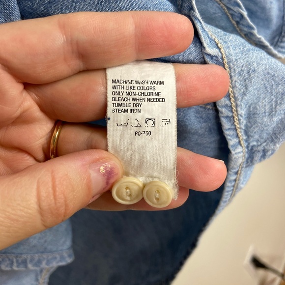 Men/Uni Timberland Long Sleeve Button Down Medium - Picture 6 of 11